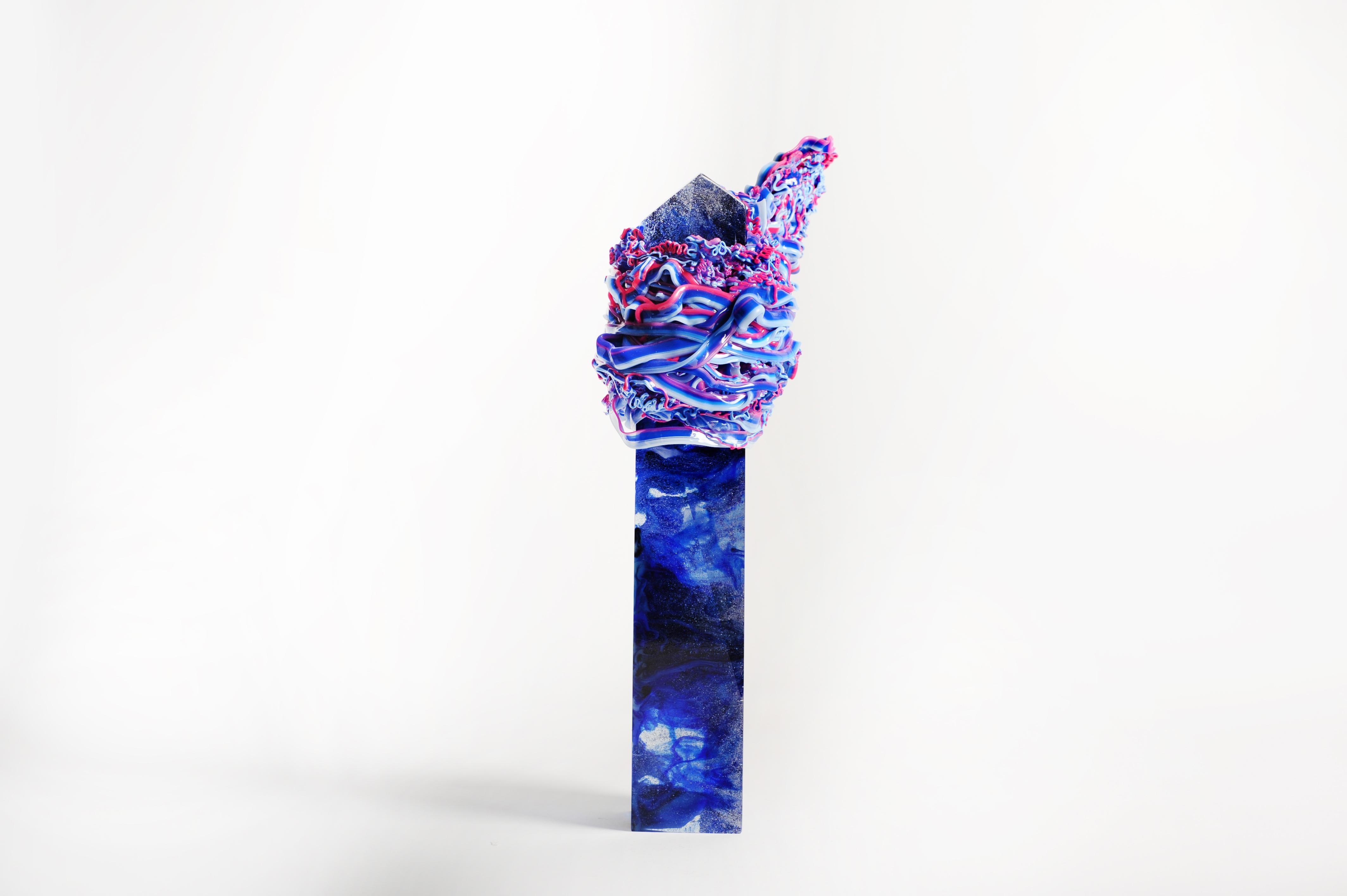 Delibertad-Skulptur aus Glas vs. Plastik-Sammlung (Mexikanisch) im Angebot