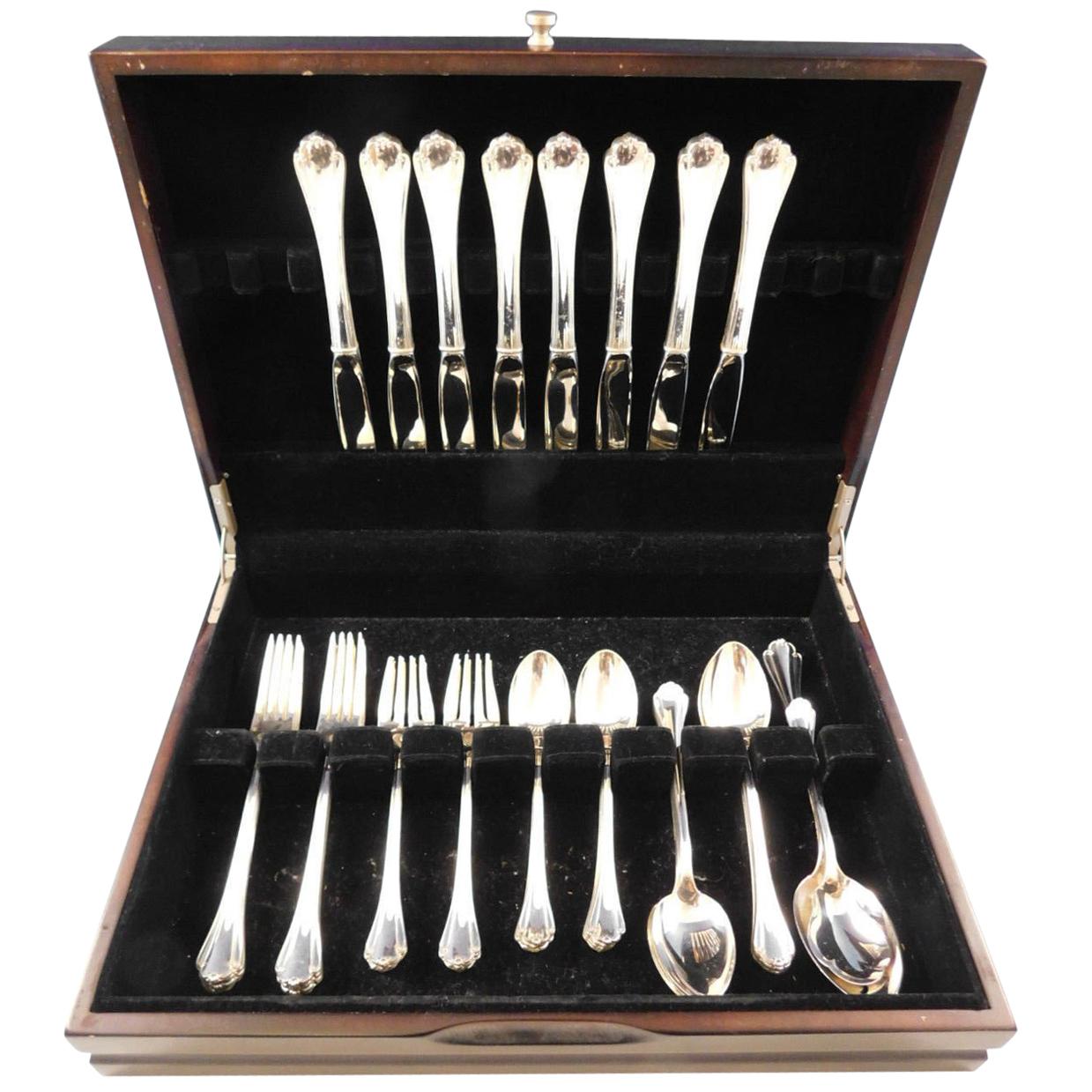 Delicacy by Lunt Sterling Silver Flatware Set for 8 Service 42 Pieces