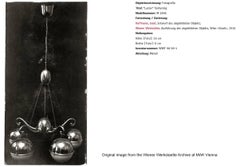 Delicato ed elegante lampadario Josef Hoffmann & Wiener Werkstaette, Riedizione