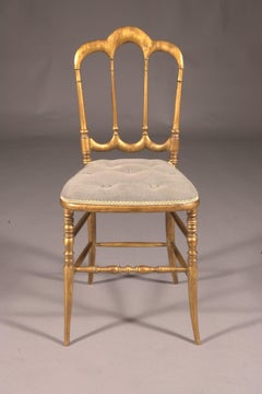 Delicate Chair in the antique Style of the 19th Century hand crafted