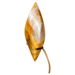 Delicate Golden Healer Quartz Crystal Flame