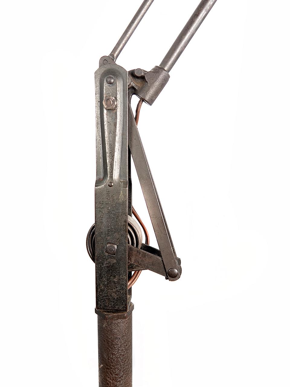 American Delicate Industrial Articulated Floor Lamp