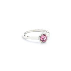 Zarter Pink Turmalin & Diamant Tacori Ring aus Platin