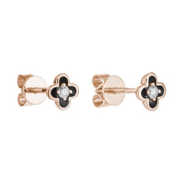 For Sale:  Delicate Rose Gold White Diamond Flower Ring for Her 2