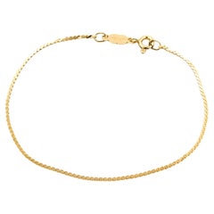 Delicate S-Link Bracelet in 14k Yellow Gold
