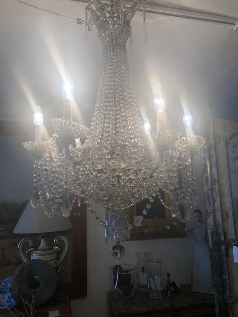 Delicate Small French Chandelier at 1stDibs