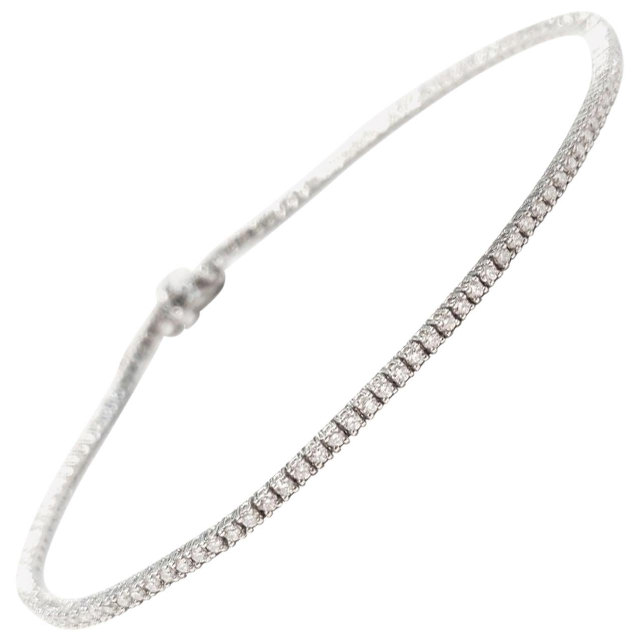 Thin Diamond Tennis Bracelet For Sale at 1stDibs thin tennis bracelet
