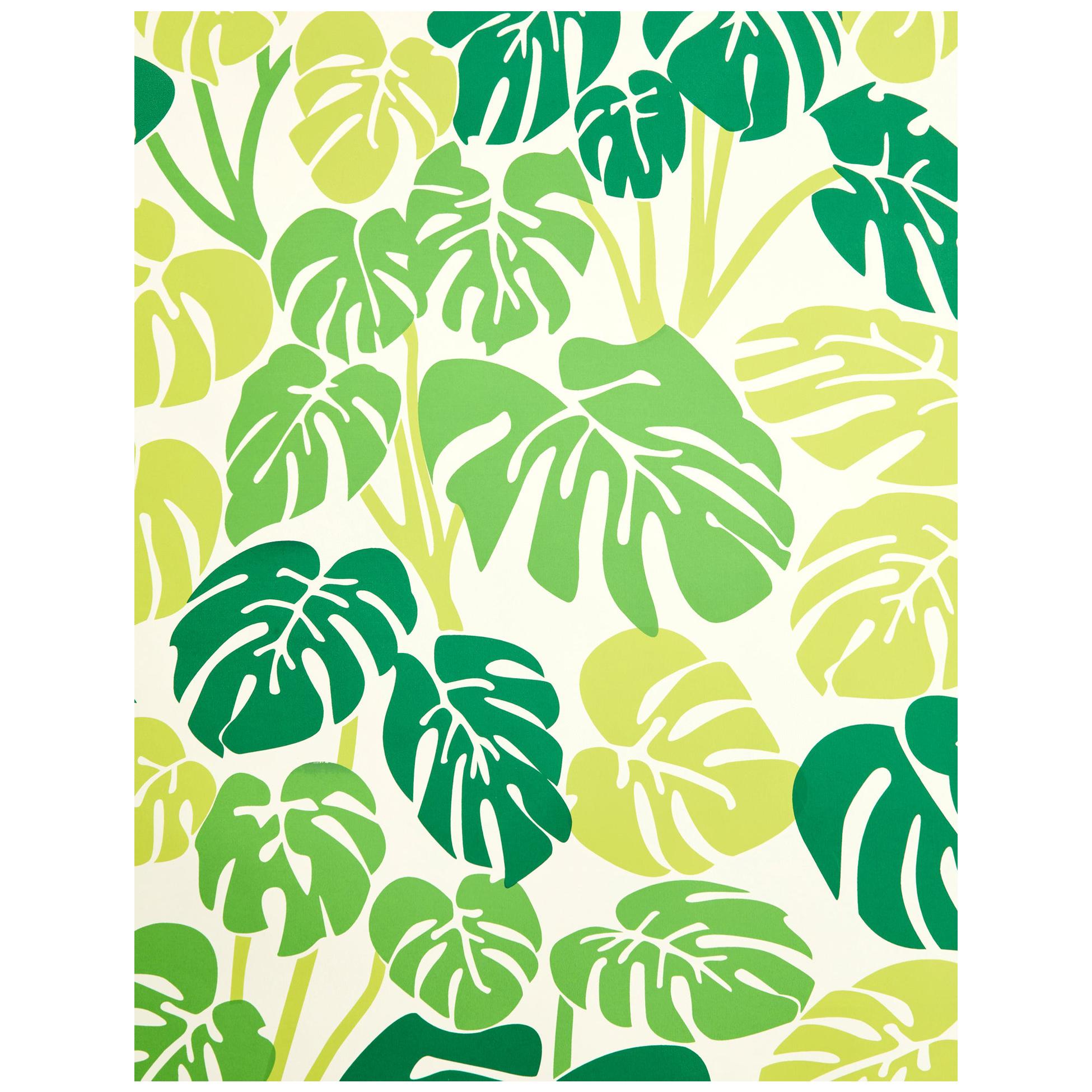 Papel Pintado de Diseño Deliciosa en Bungalow 'Kelly, Chartreuse y Verde Lima'.