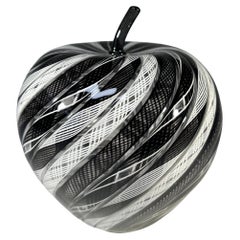 Delicious Zanfirico Hand Blown Glass Apple, Mike Hunter, Twists Studio, Scotland