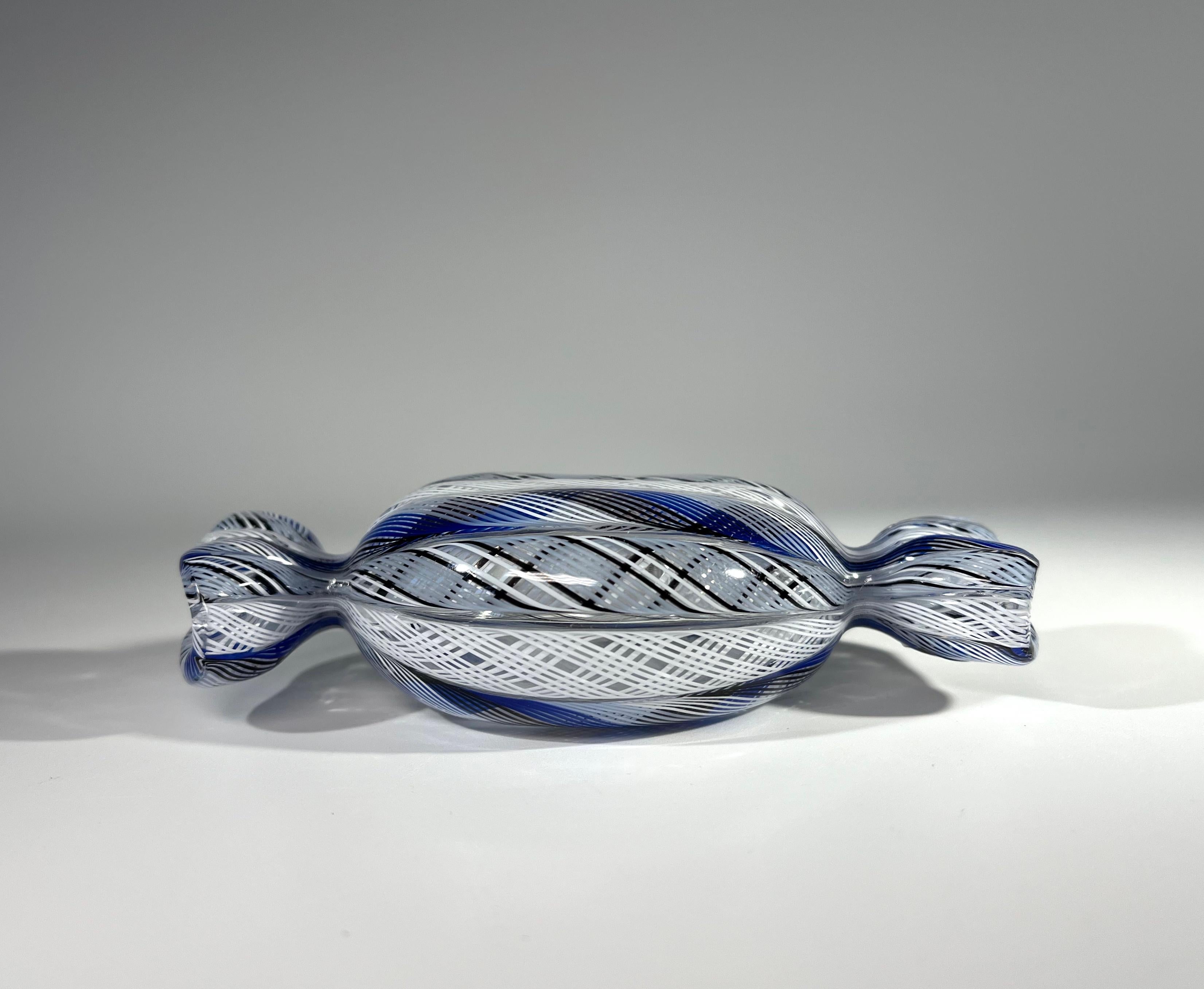 Hand-Crafted Delicious Zanfirico Hand Blown Sweetie By Mike Hunter, Twists Studio, Scotland For Sale