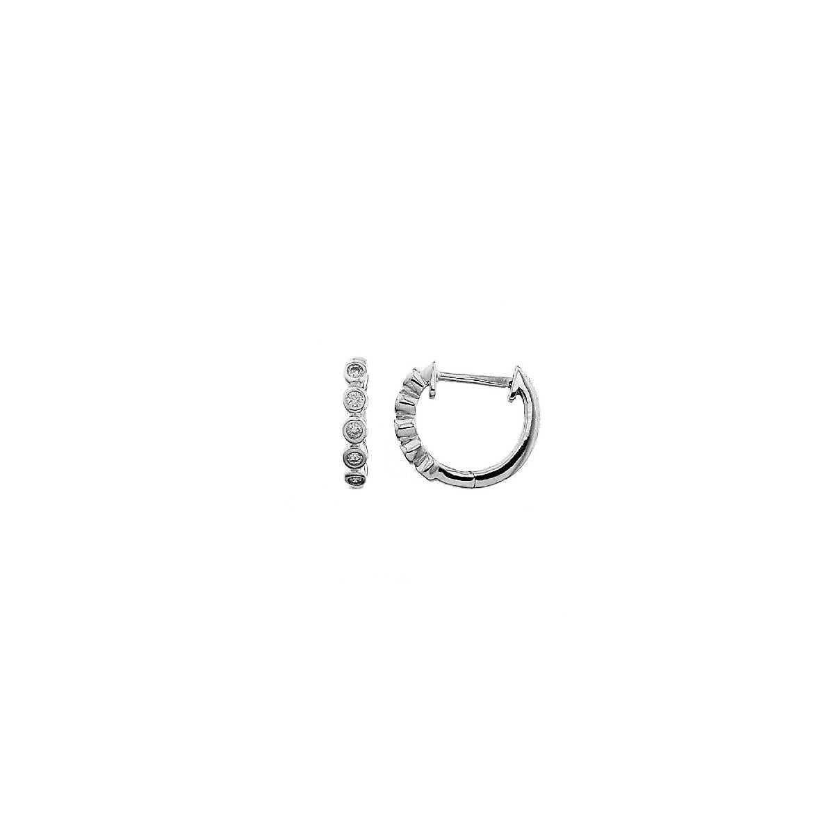 Taille brillant Ravissantes boucles d'oreilles en or rose 18 carats avec diamants et pierres de lune en vente