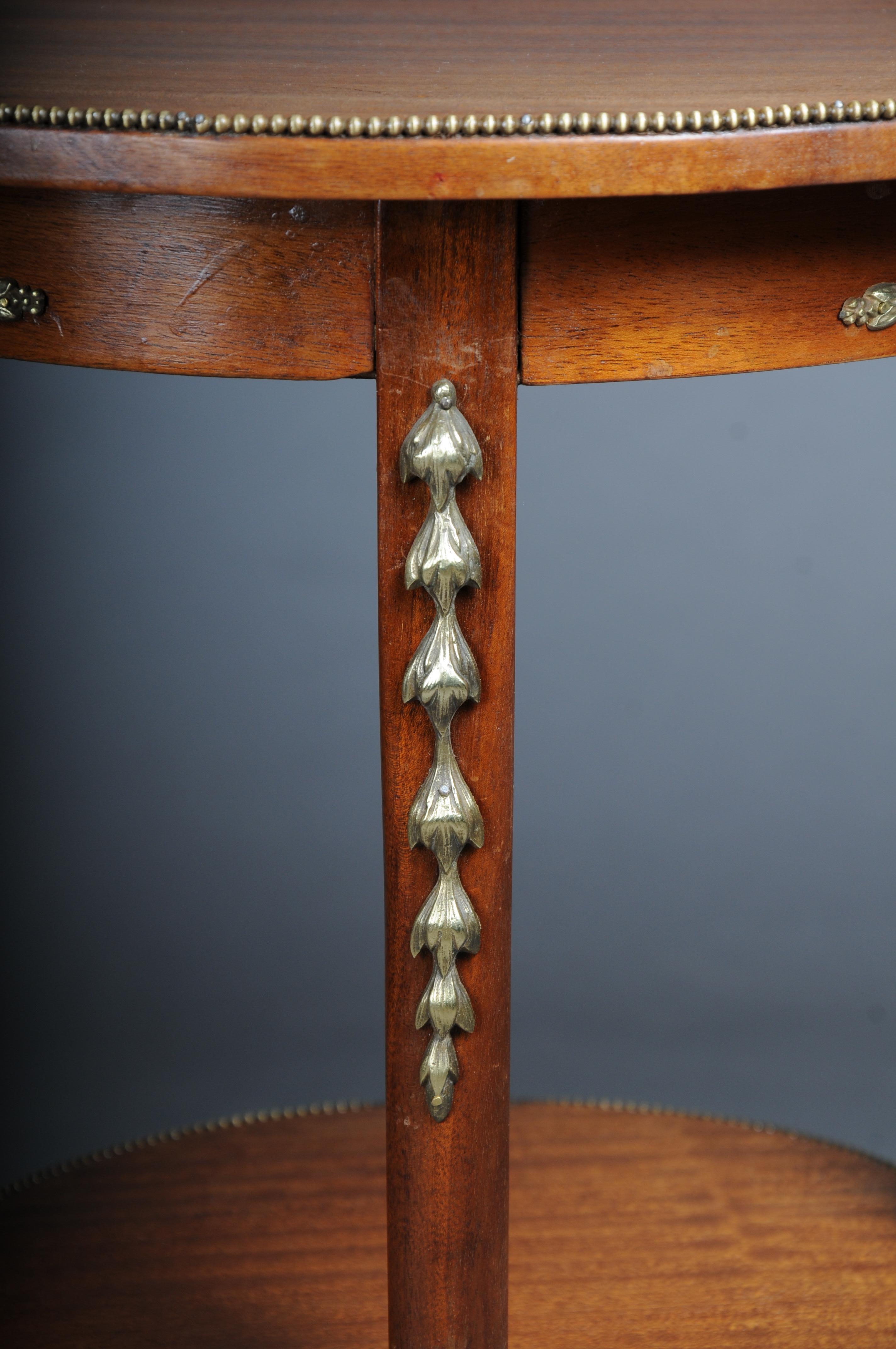 French Delightful Empire Side Table, Solid Wood Around 1910 For Sale