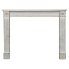 Antique Delightful French Louis XVI Style Fireplace Mantel