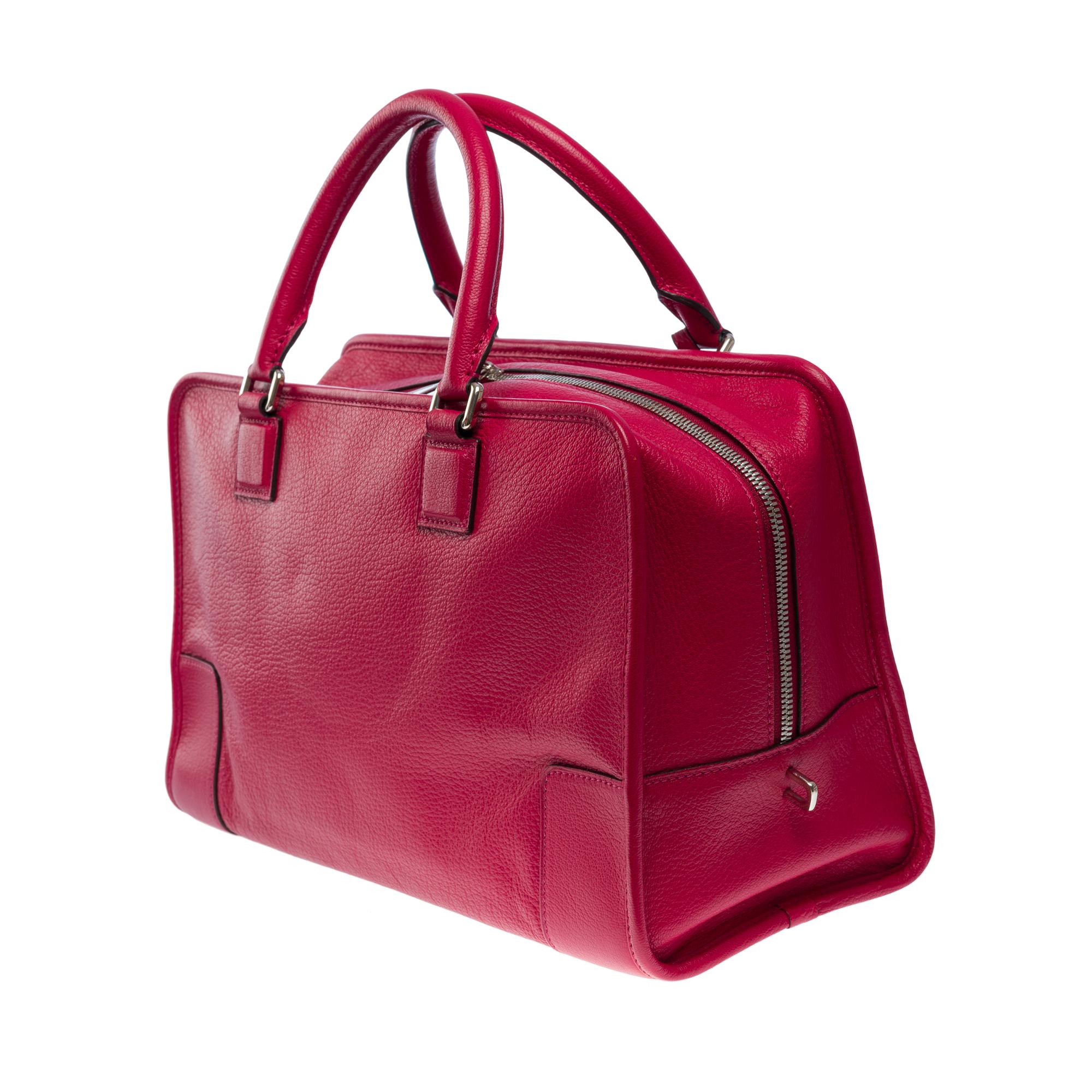 Delightful Loewe Amazona 36 (GM) handbag in red leather, SHW For Sale 2