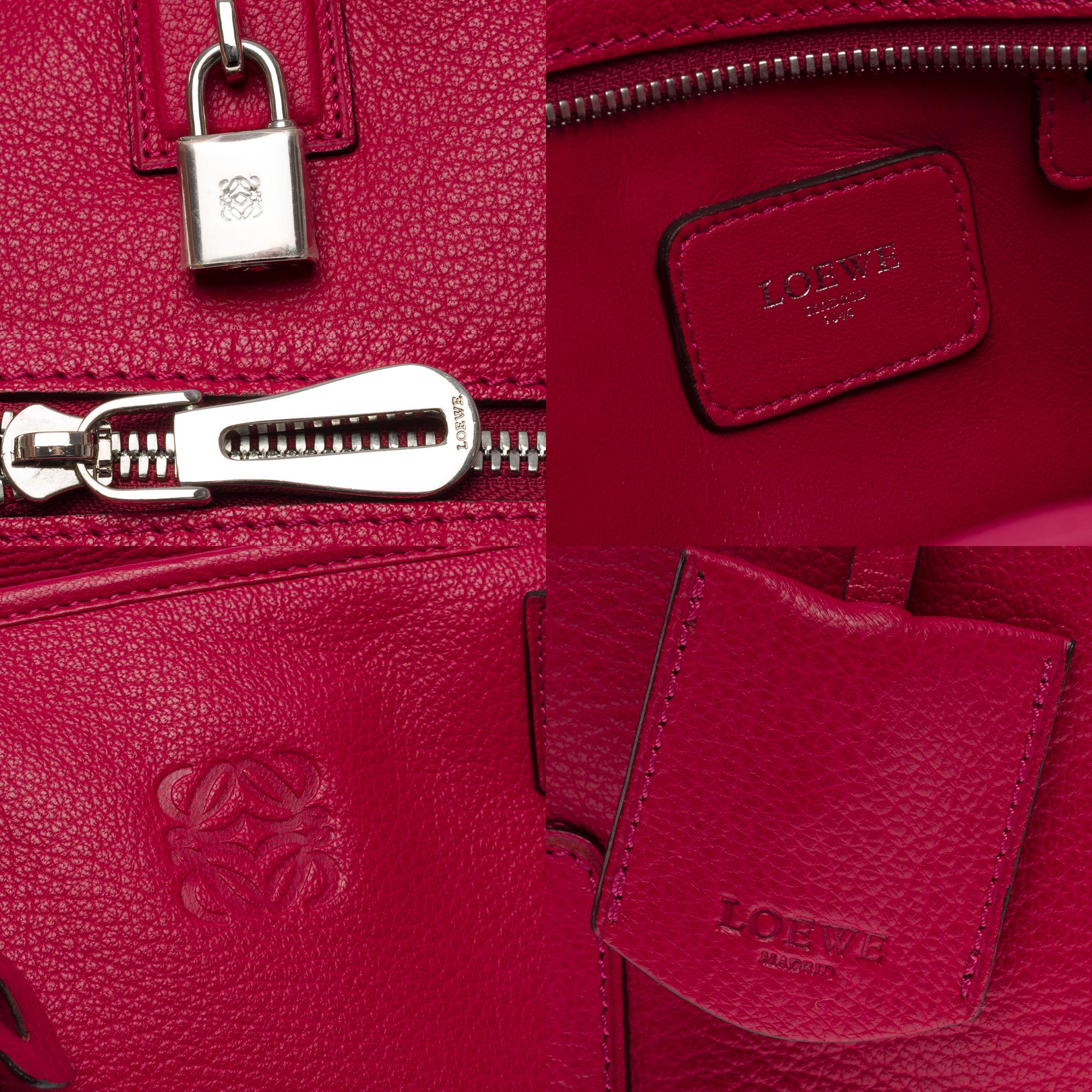 Delightful Loewe Amazona 36 (GM) handbag in red leather, SHW For Sale 3