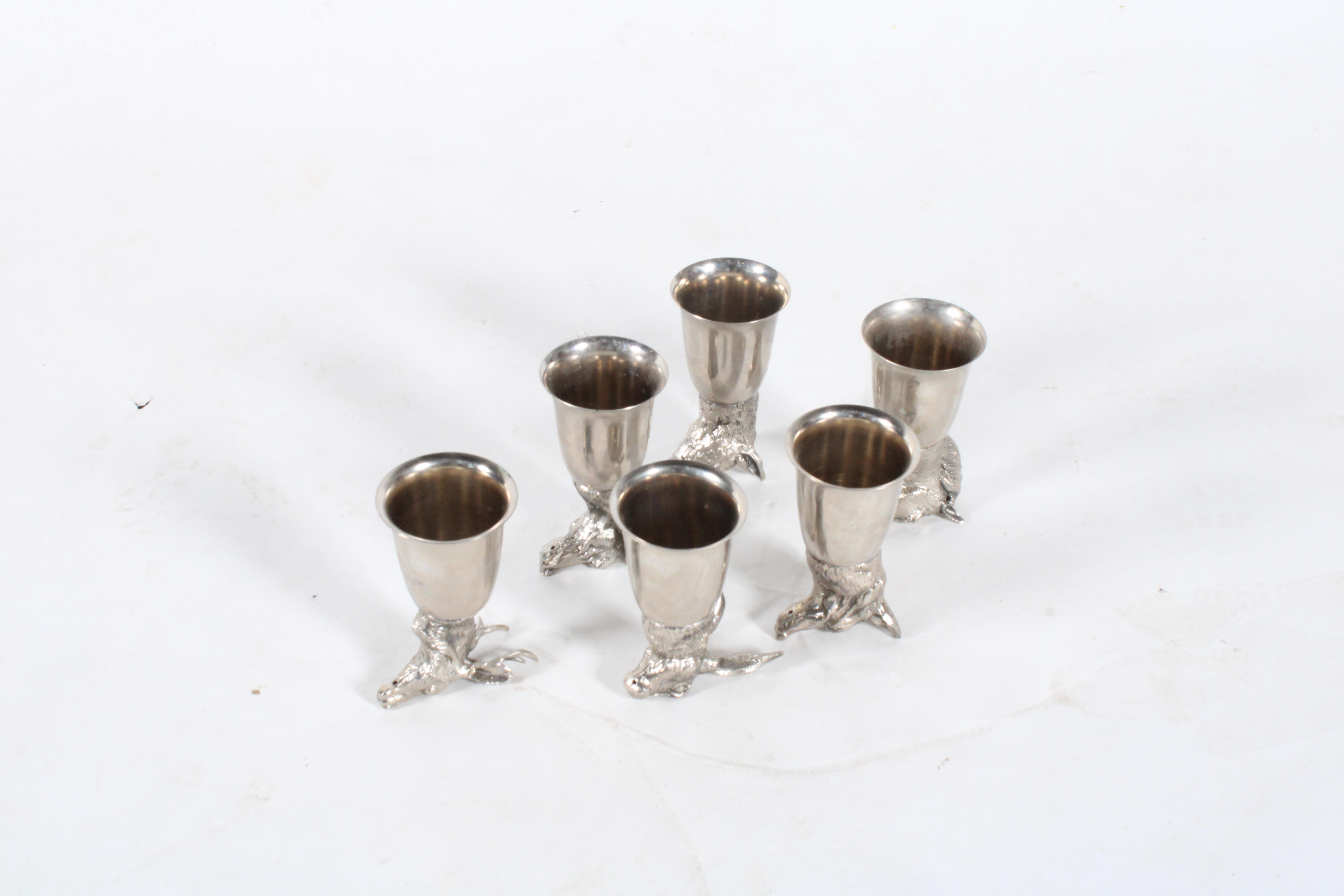 Delightful set of Vintage Gucci Goblets Stirrup Cups  *  Free Worldwide Delivery In Good Condition In Portlaoise, IE