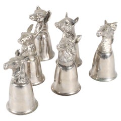 Delightful set of Vintage Gucci Goblets Stirrup Cups * Free Worldwide Delivery