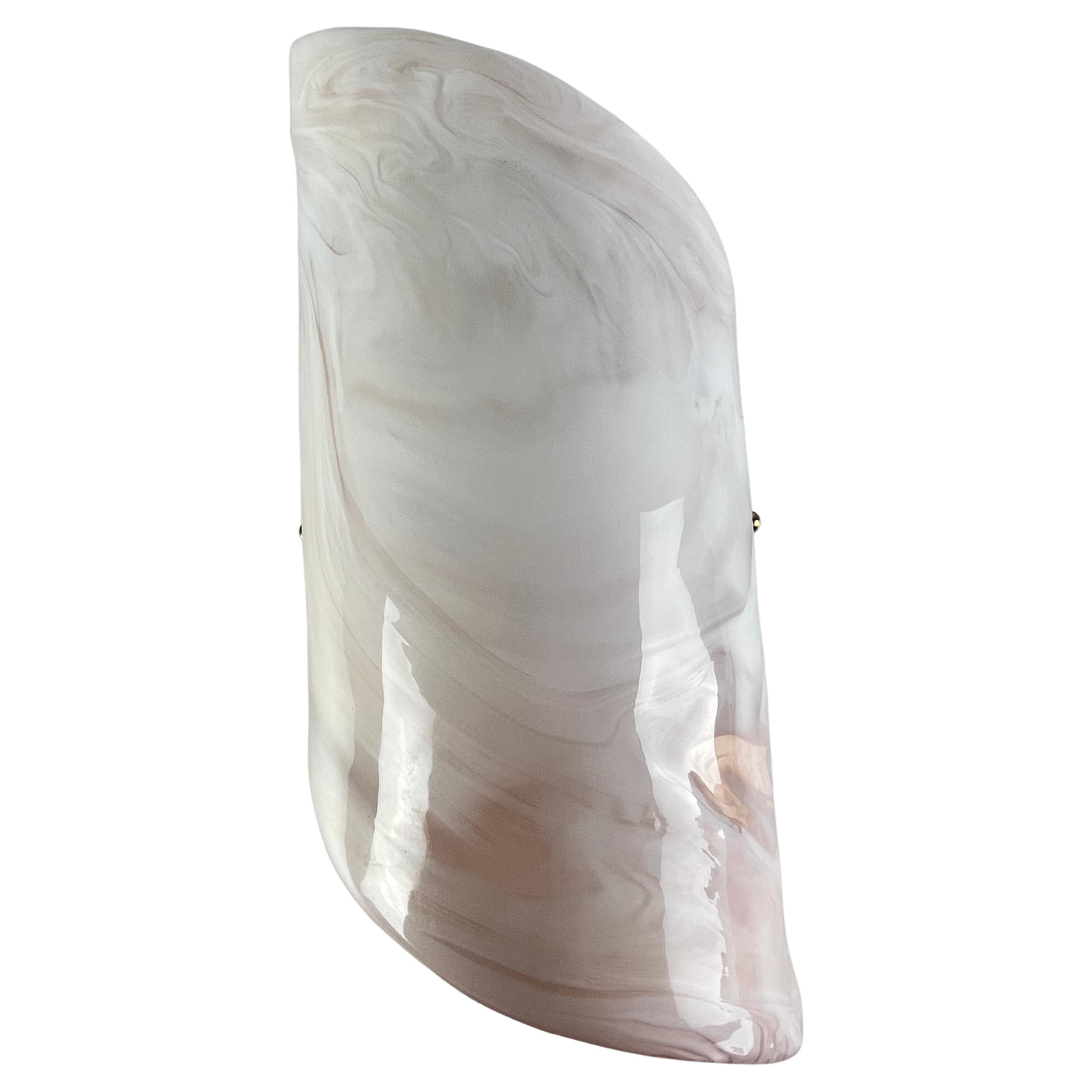 Delightful Venetian Mid-century Murano Glass Wall Lamp, 1960s in vendita