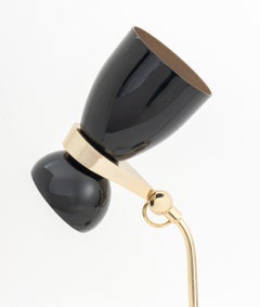 Amy Articulated Table Lamp by Koket, Brass & Aluminum, Mid-Century