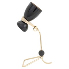 Amy Articulated Table Lamp by Koket, Brass & Aluminum, Mid-Century
