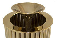 Donna Table Light in Brass with Black Marble Base