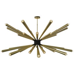 Dorsey Pendant Light in Brass and Aluminum