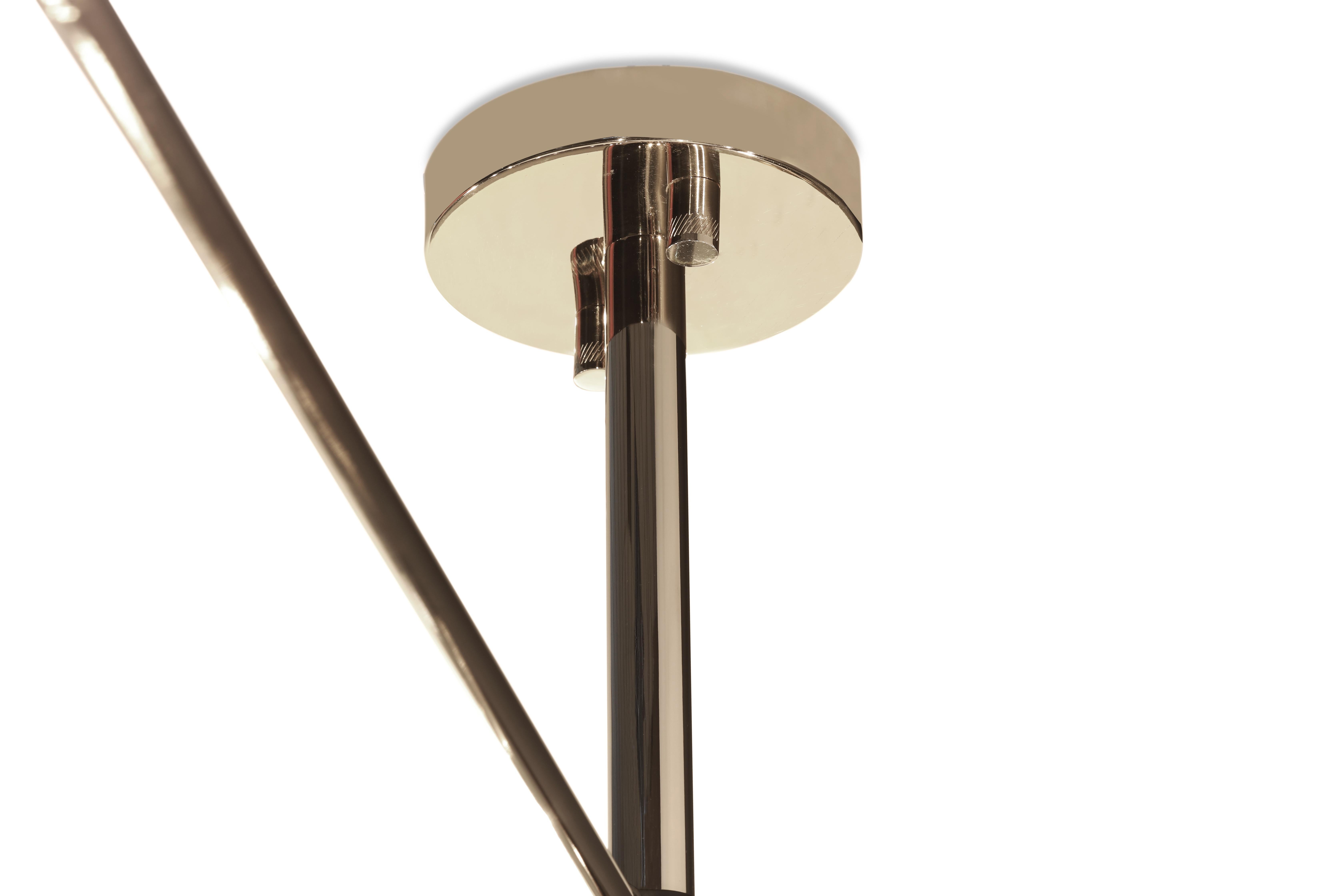 Inspired by the iconic mid-century era, Hank suspension light brings a graceful, organic shape to any room. Perfect for a mid-century modern interior, this lighting design offers the open look that is a great choice for today’s demand of stylish