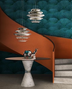 Hendrix Five-Tier Chandelier in Brass