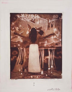 God's Gift by Delilah Montoya, 1993, Collotype Print