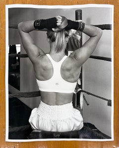 Holly Holm - Frau Boxer, Vintage Print, Athleten, Sport