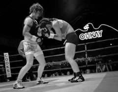 Jackie vs Audrey, Ohkay Casino - Frauen Boxer, Vintage Print, Athleten, Sport