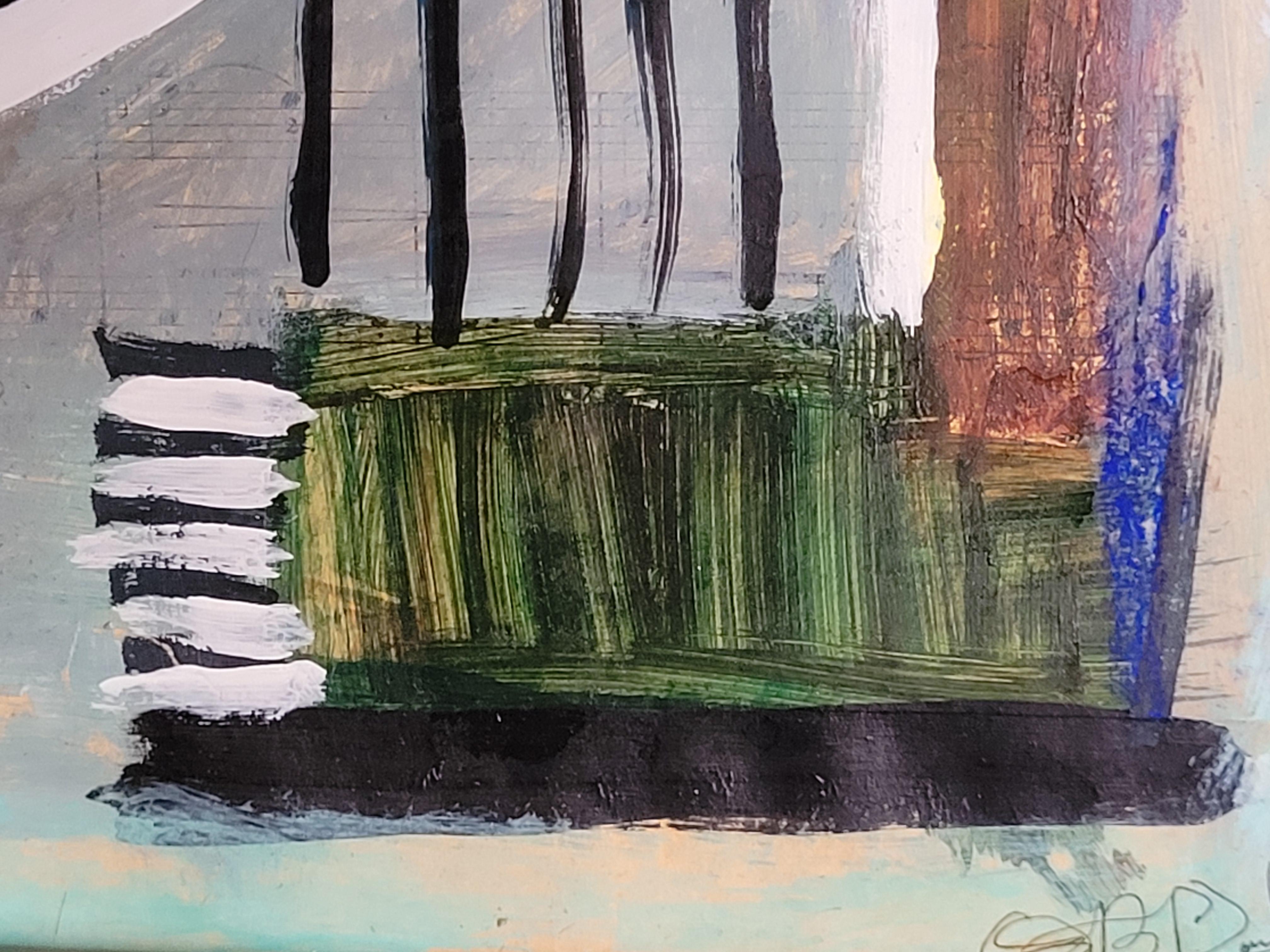 Abstrait sur le thème de la musique. Hommage à Kandinsky. en vente 4
