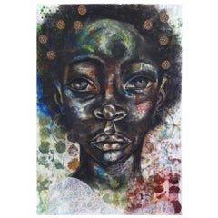 Delita Martin She Wears Constellations in Her Hair Limited Edition Print