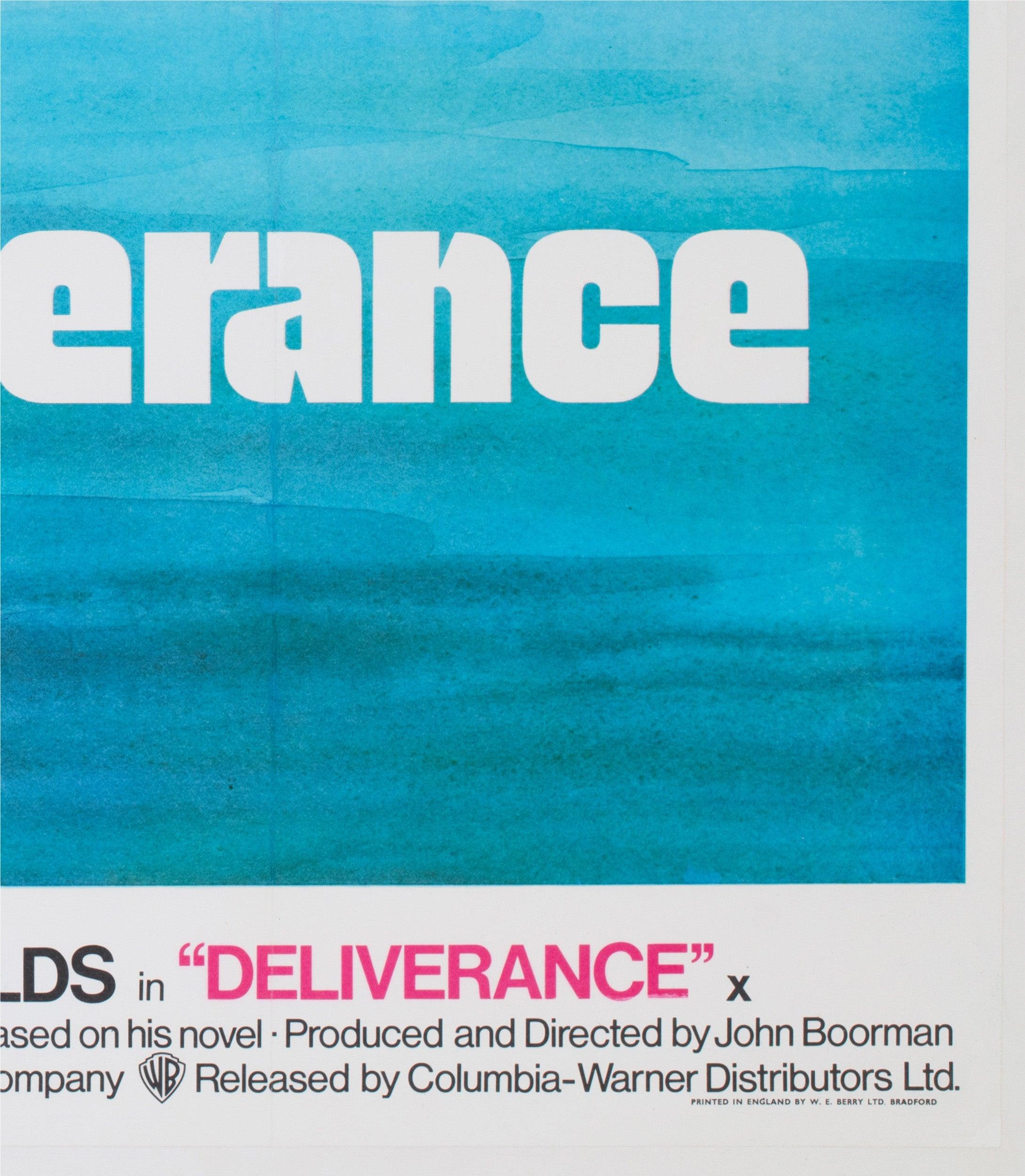 Deliverance 1972 UK Quad Film Poster For Sale 2