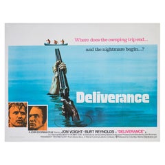 Deliverance 1972 Reino Unido Póster cuádruple