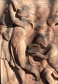 Della Robbia Cantorie Panel, Impruneta Terracotta, 20th Century