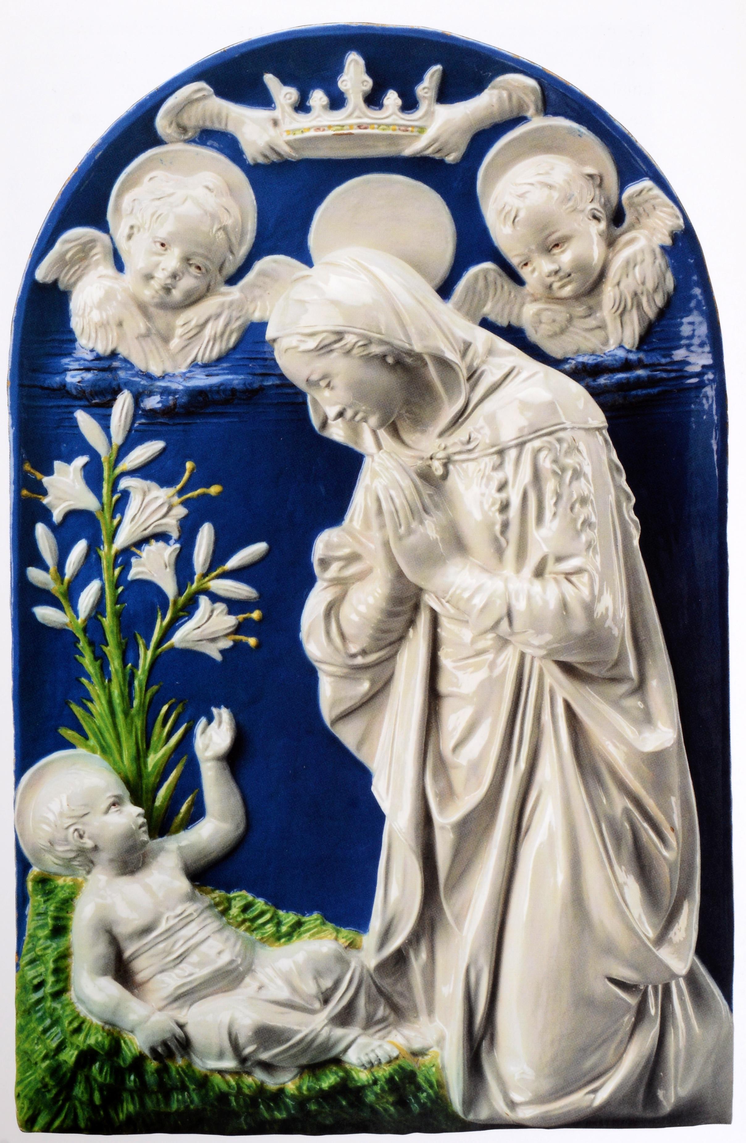 Della Robbia: Sculpting with Color in Renaissance Florence by Marietta Cambareri. MFA Publications, Museum of Fine Arts Boston, 2016. Stated 1st Ed hardcover with dust jacket. For exhibition August 9–December 4, 2016. The glazed terra-cotta