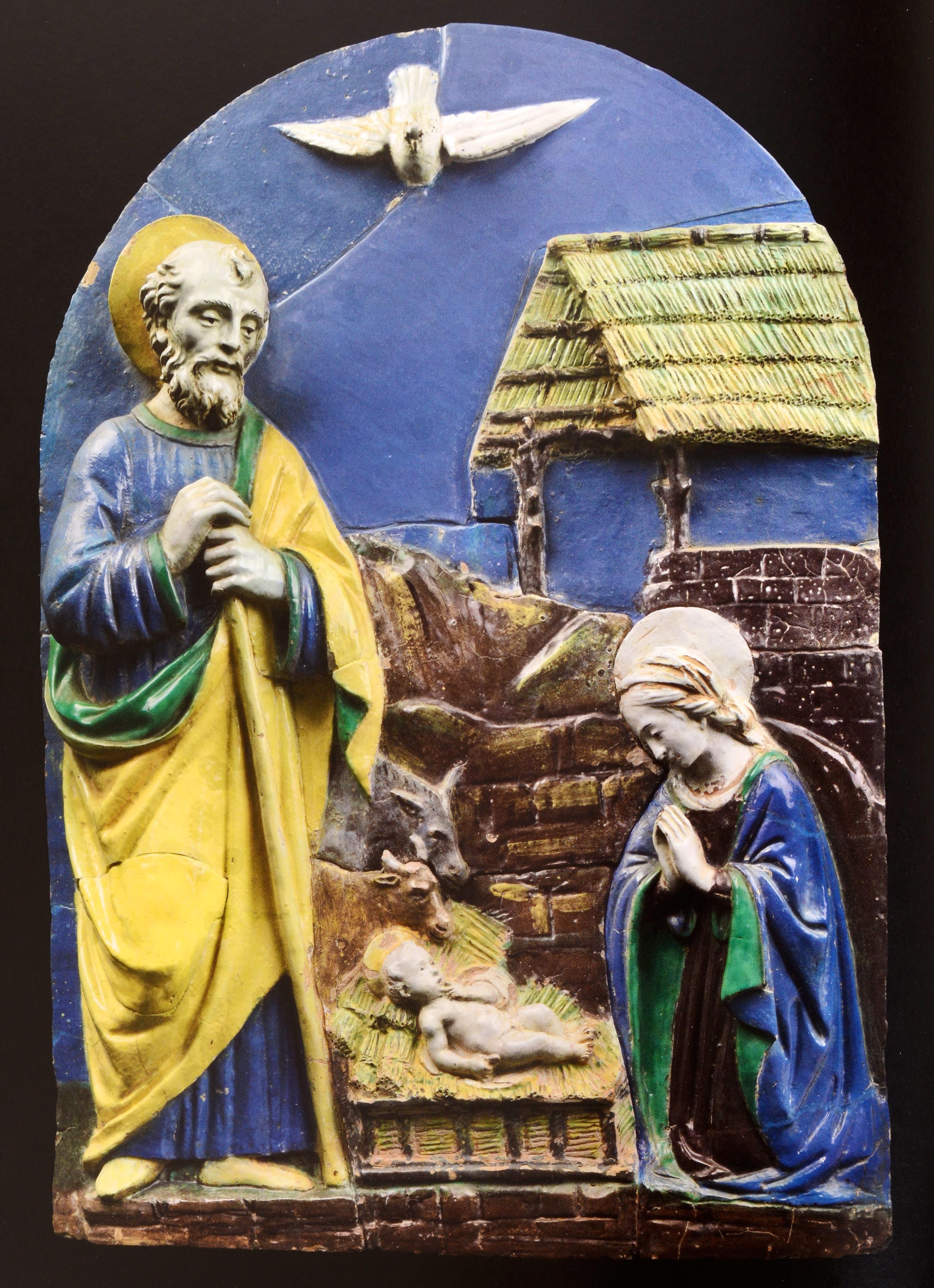 Della Robbia-Skulptur mit Farbe in der Renaissance Florenz, Ausstellungskatalog im Zustand „Gut“ im Angebot in valatie, NY