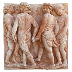 Della Robbia Tuscan Terra Cotta Panel