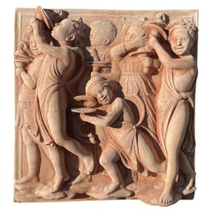 Della Robbia Tuscan Terracotta Panel