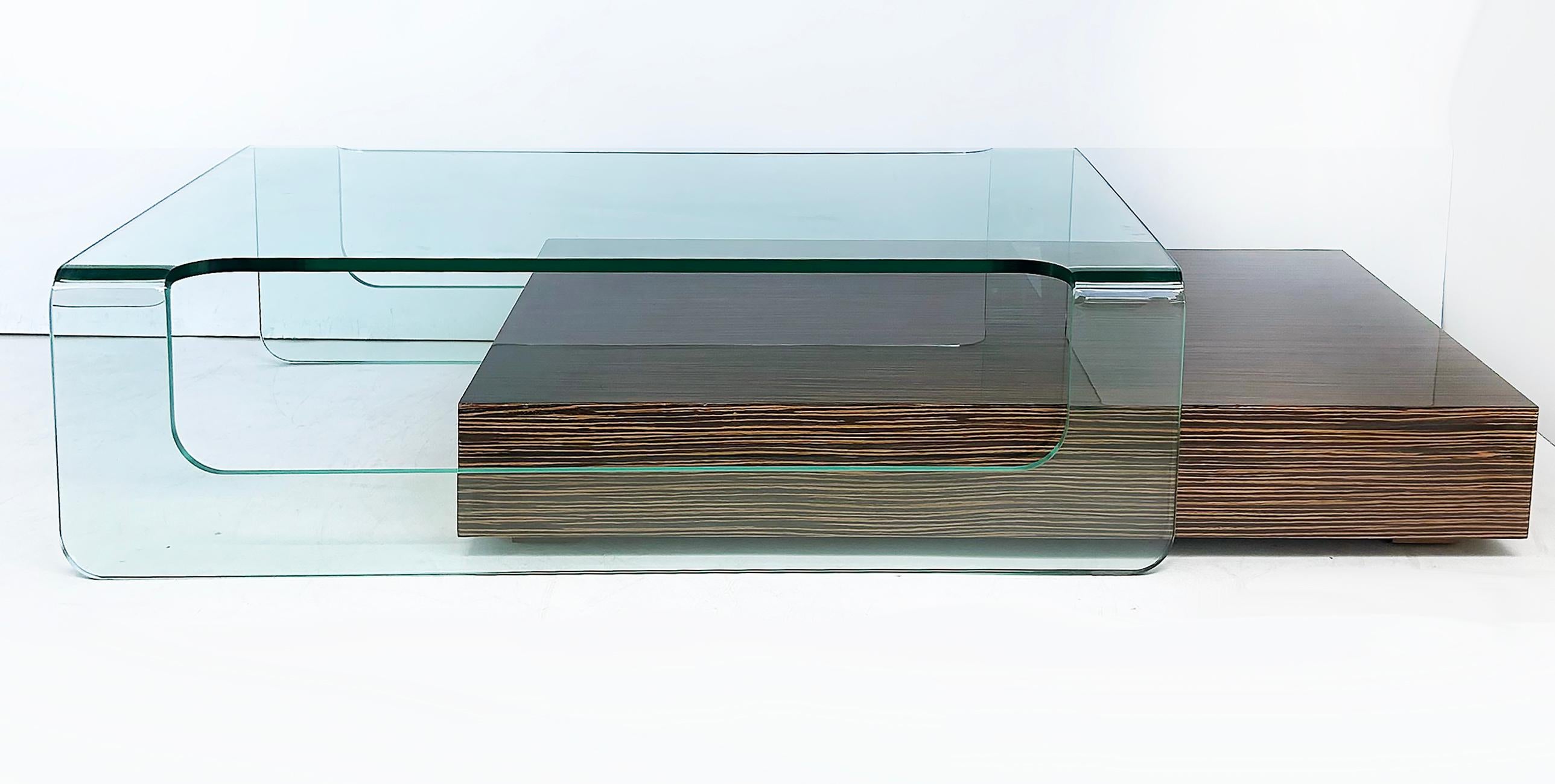 DellaRobbia Metro Coffee Cocktail Table by Javier Palomares, Italie Bon état - En vente à Miami, FL