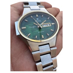 Delma Nostalgia Shimmer Green Malachite Color Rare Dial Automatic Mens Watch Delma Nostalgia Shimmer Green Malachite Color Rare Dial Automatic Mens Watch