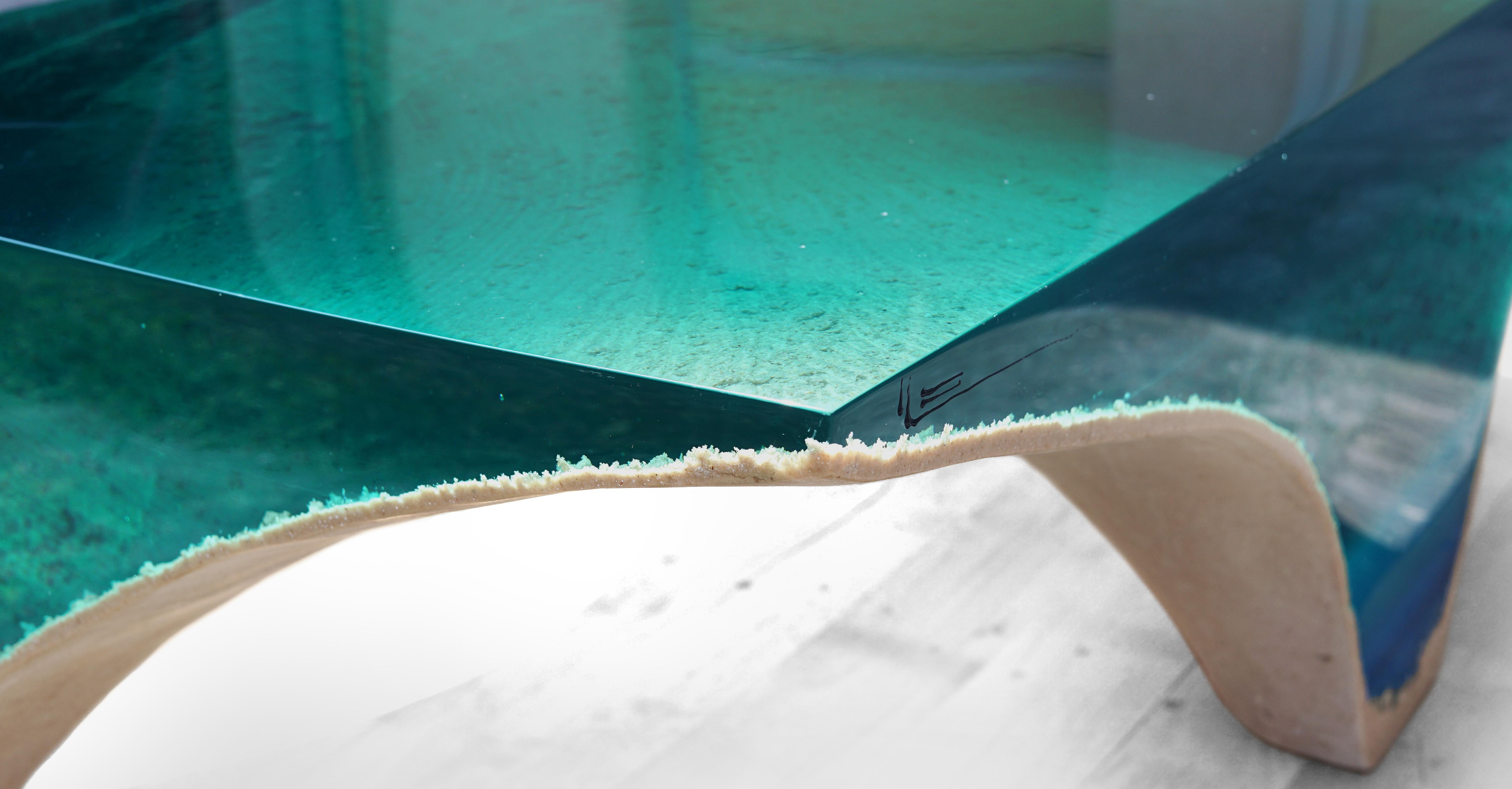 Resin Delmare Coffee Table - by Eduard Locota. For Sale