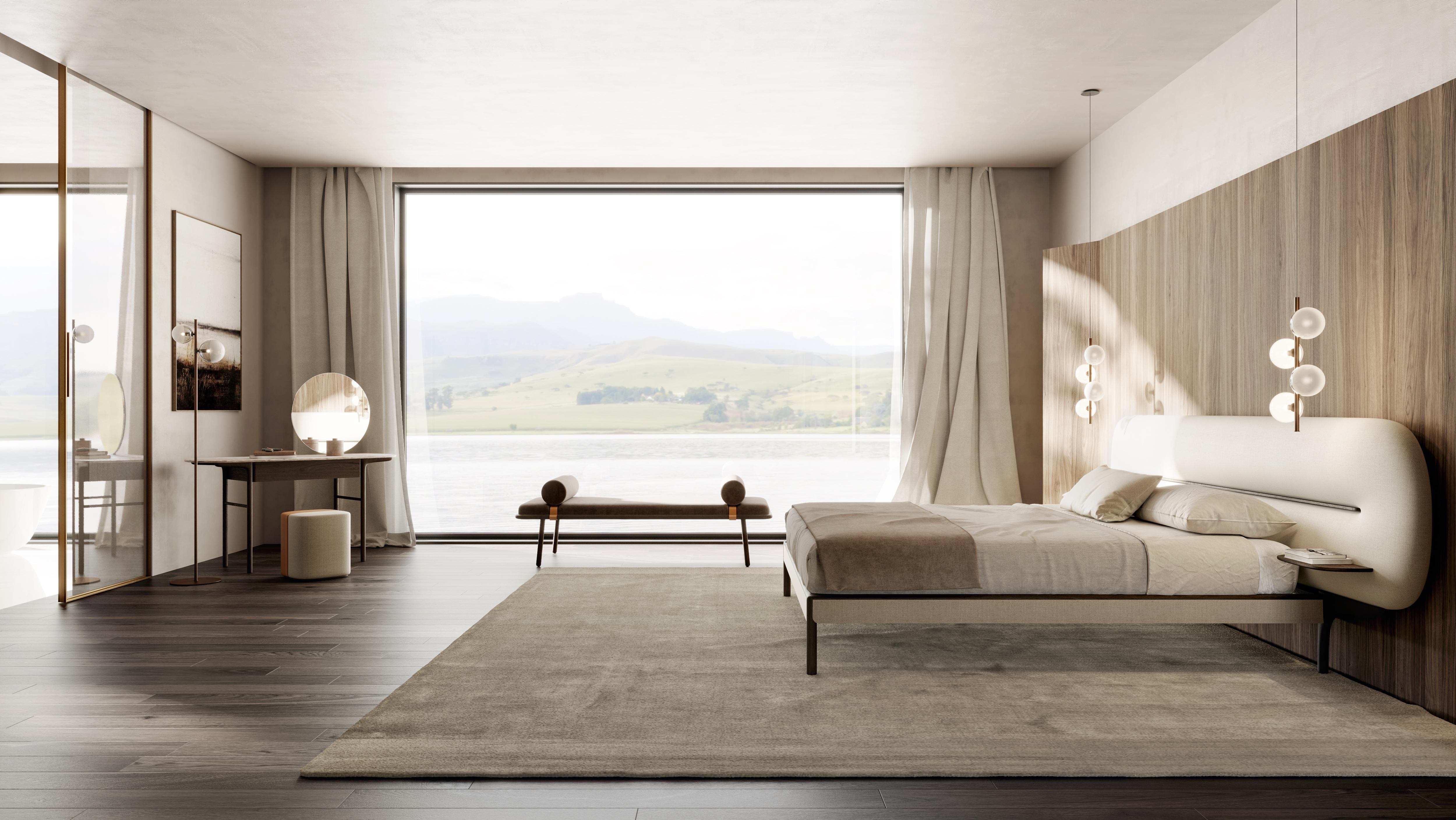 Marmo Scrivania Vanity di Carpanese Home Italia Moderna 21° secolo in vendita