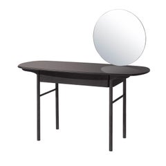 Delorean Wood Vanity Desk avec miroir