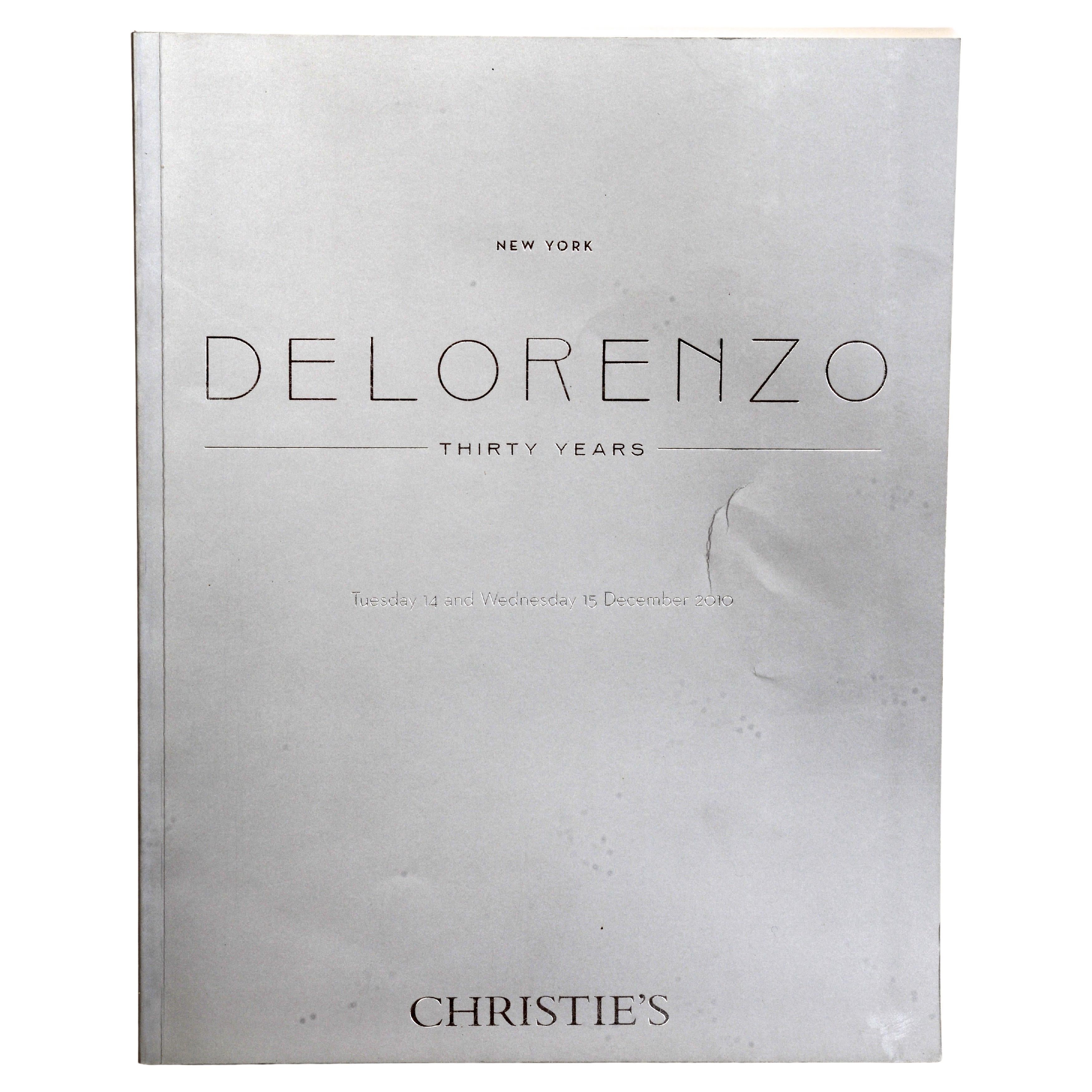 Delorenzo Thirty Years, 14th and 15th December 2010 Christies 1st Ed Catalog