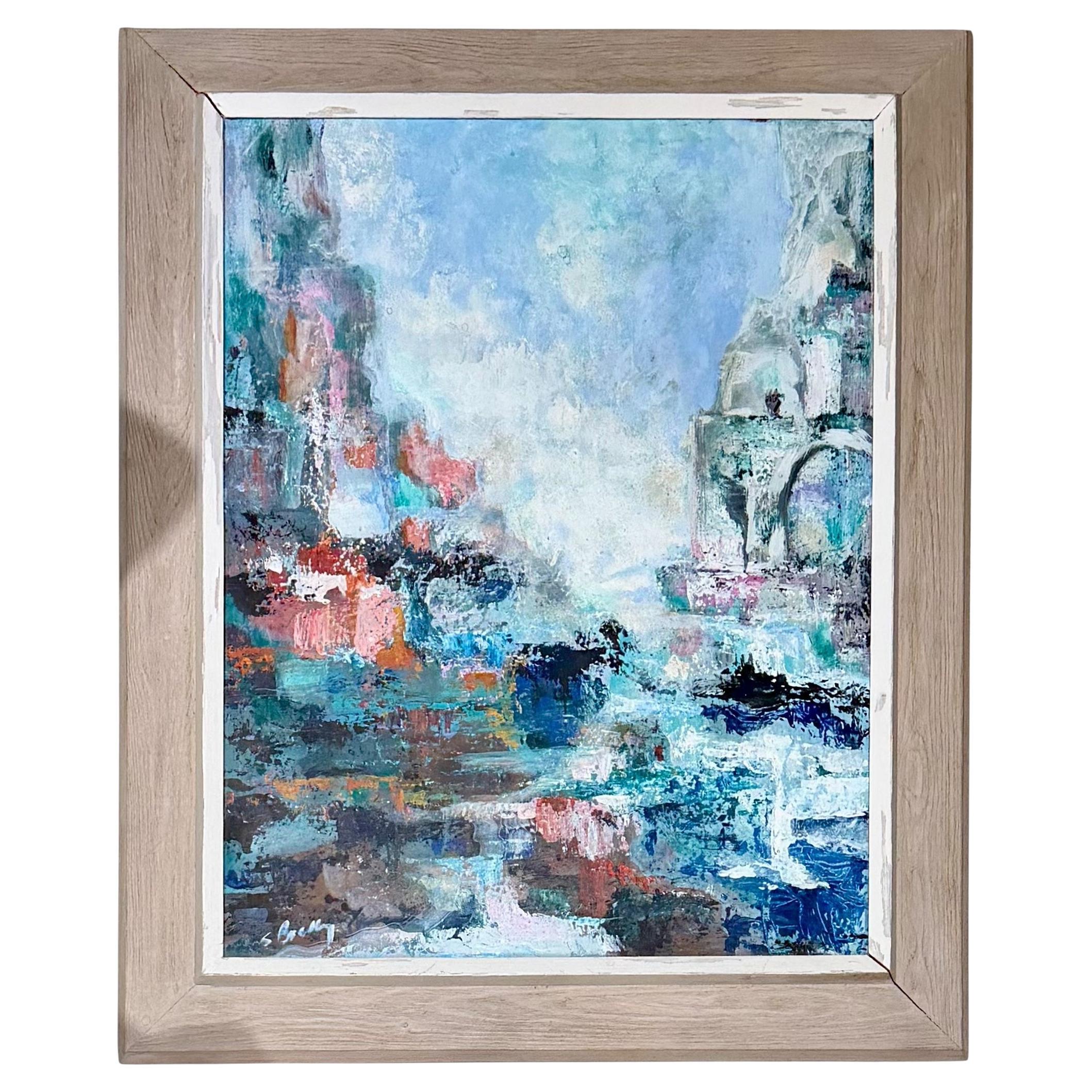 Delos Öl auf Brett Impressionist Gemälde von amerikanischen Künstler Sylvia Bradley