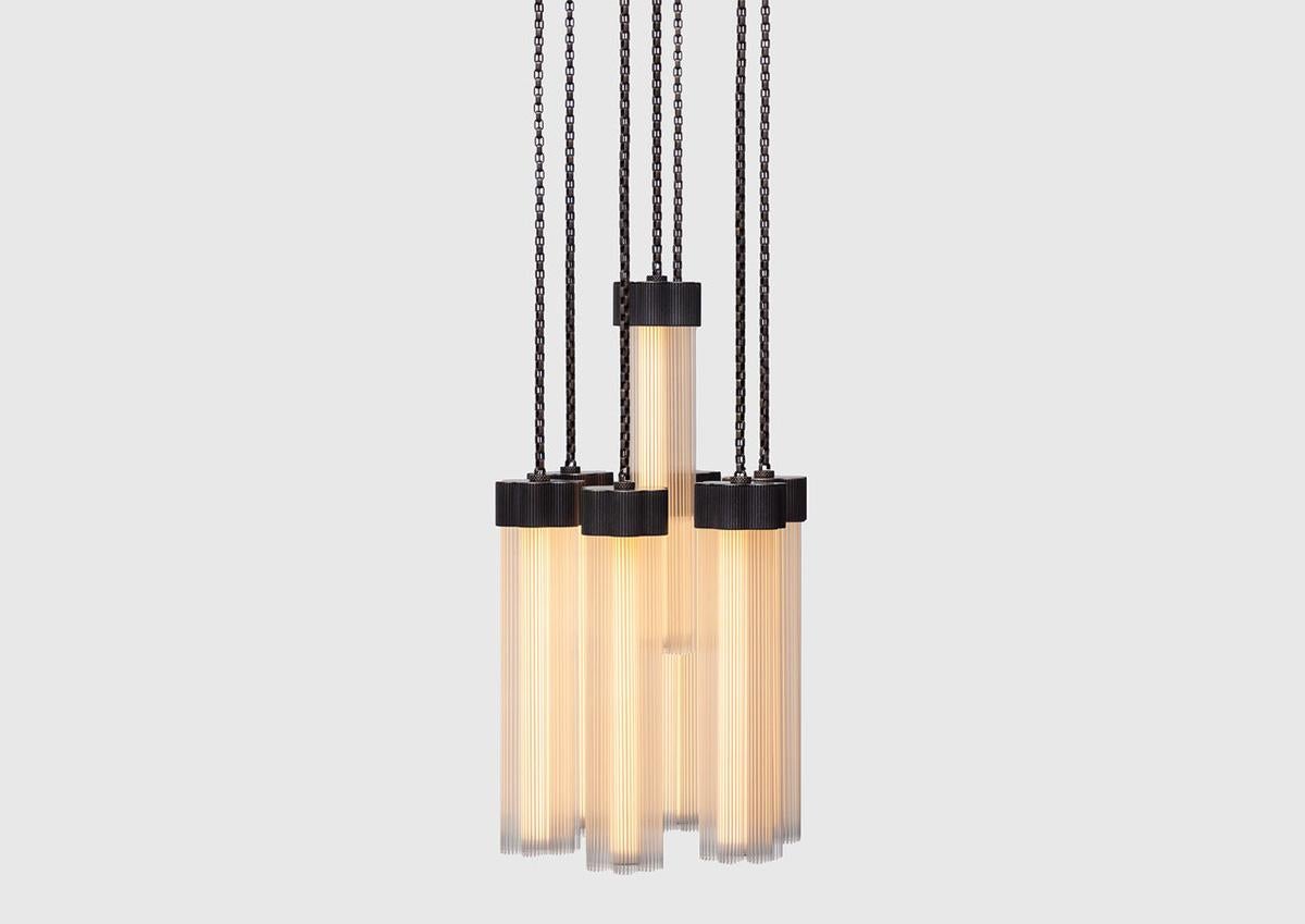 Contemporary Delphi 7 Chandelier by Jamie Grey For Sale