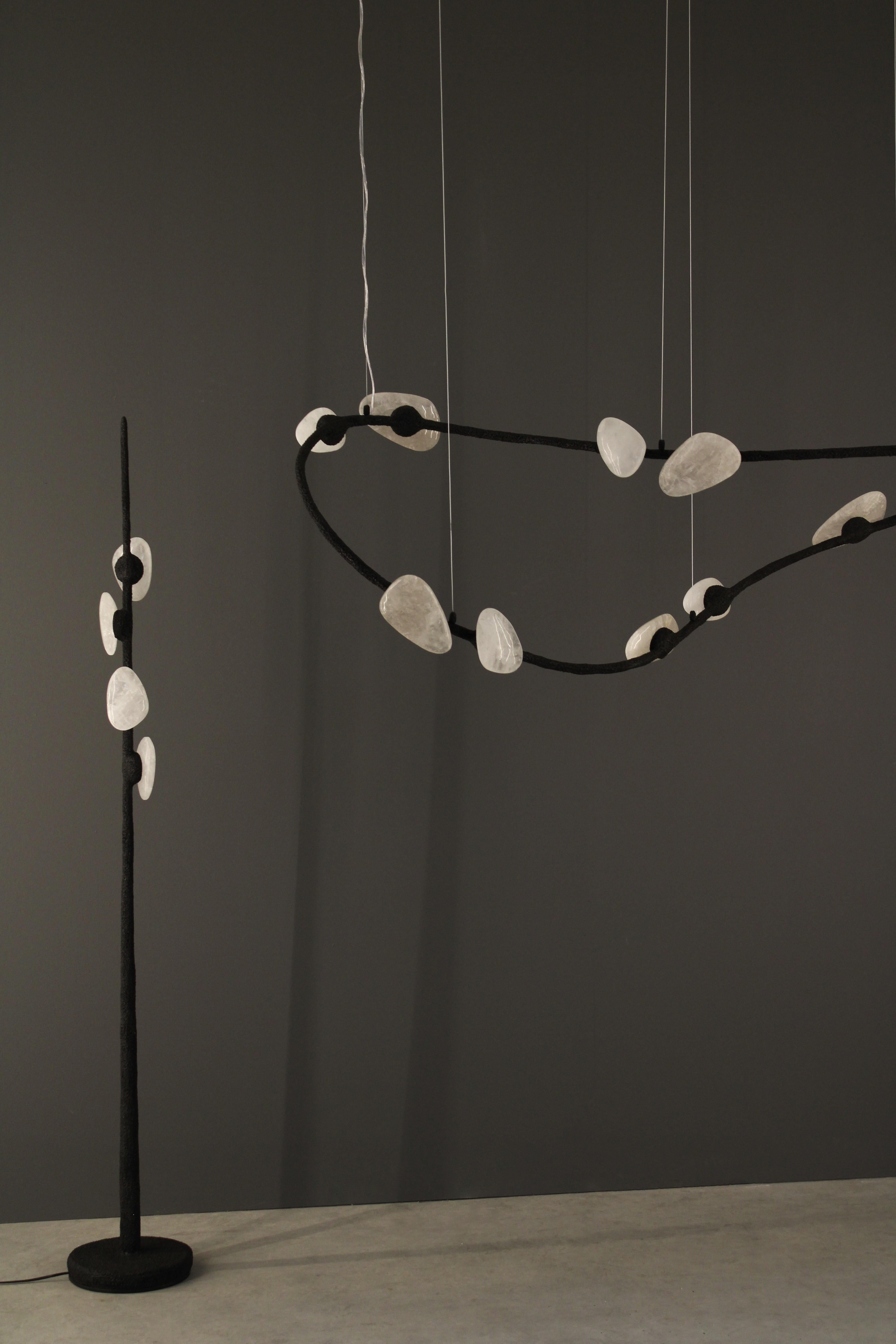 Brésilien Lampadaire Delphi par Aver en vente