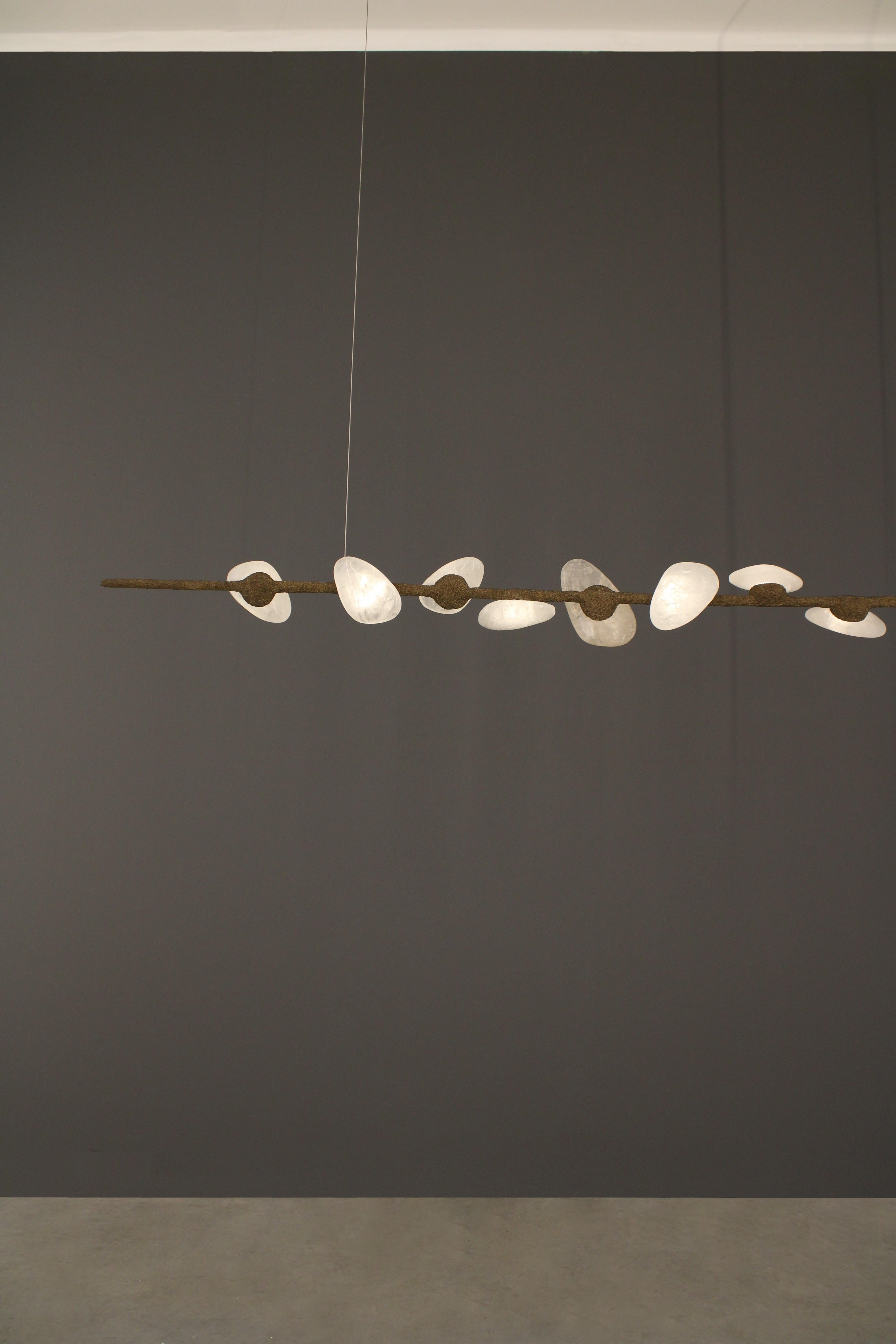 Metal Delphi IV Pendant Lamp by Aver For Sale